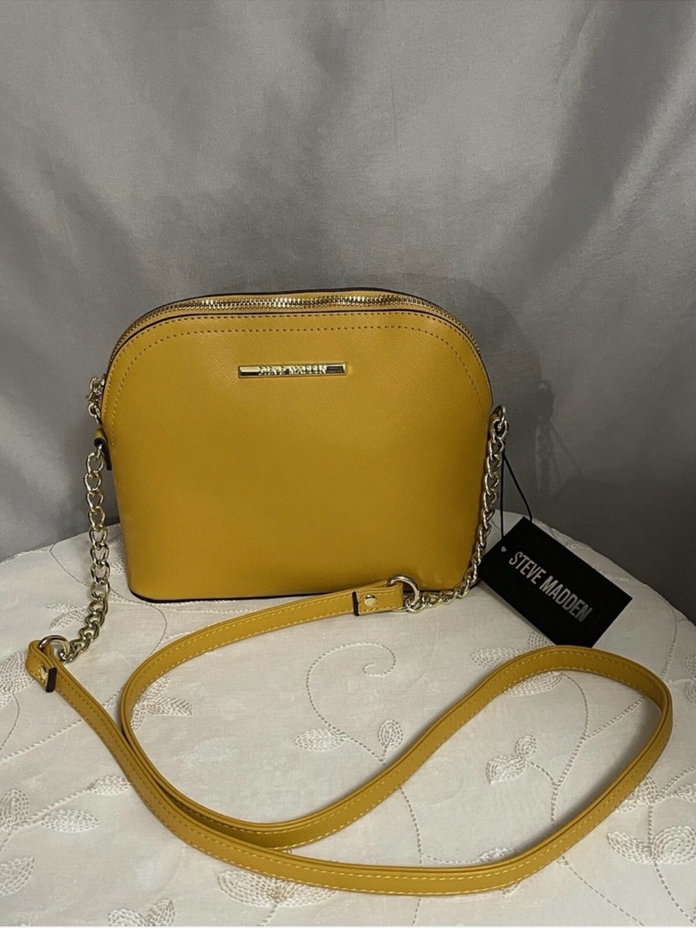 NWOT Steve Madden Mustard Yellow Crossbody Bag